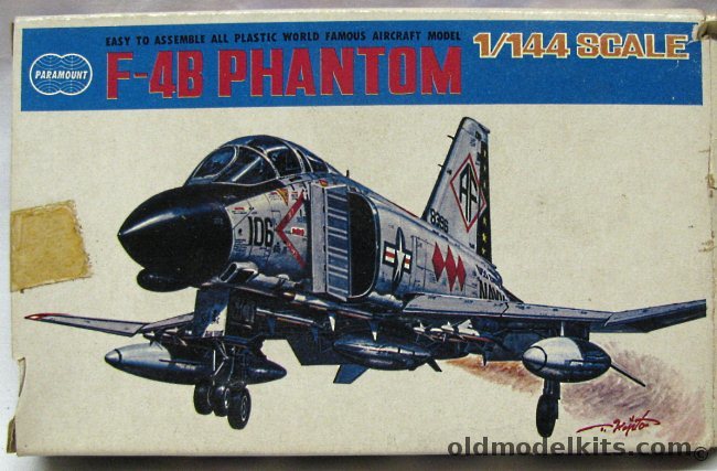 Paramount 1/144 F-4B Phantom II - US Navy, 6011-39 plastic model kit